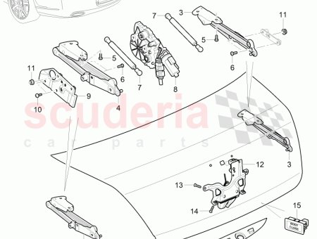 Photo of control unit for hood rear F 3W A…