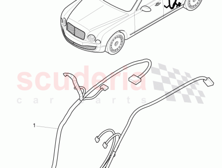 Photo of harness for door trim panel F 3Y C…