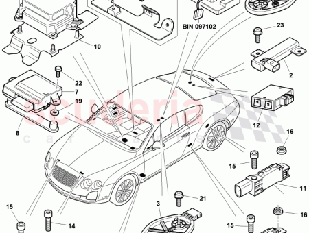 Photo of Aerial for access and start authorisation KESSY Aerial…
