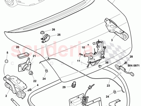 Photo of rear trunk lid D MJ 2007…
