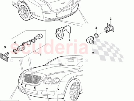 Photo of control unit for park assist manufactured to order…