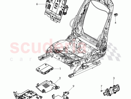 Photo of seat adjustment regulating switch for vehicles with Seat…