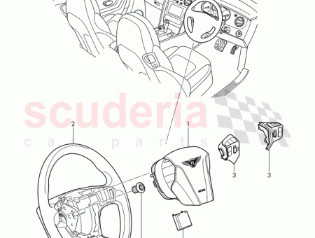 Photo of airbag unit for steering wheel 3W0 880 206…