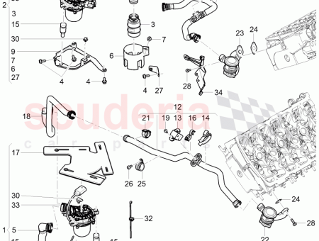 Photo of angled bracket retainer for air filter…