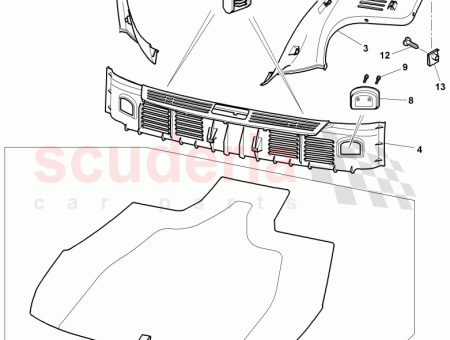 Photo of boot lining D MJ 2008 3W7 863 721…