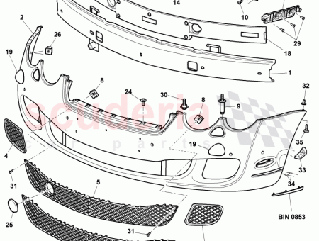 Photo of licence plate bracket for luminescent licence plate…