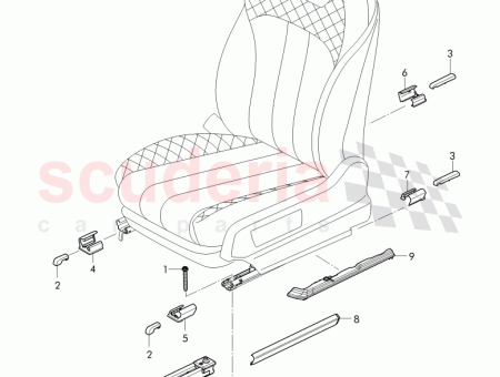 Photo of Cover for guide rail for seat 4M0 881…