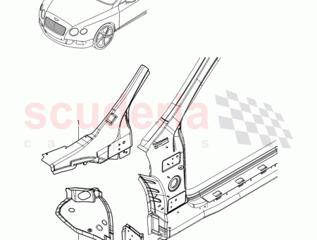 Photo of repair plate connecting plate inner for wheel arch…