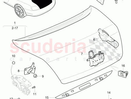Photo of control unit for hood rear JNV 827…