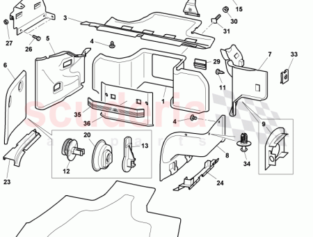 Photo of cover panel subwoofer…
