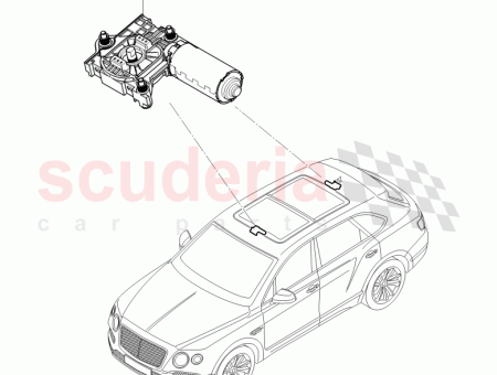 Photo of sliding roof motor 4M0 959…