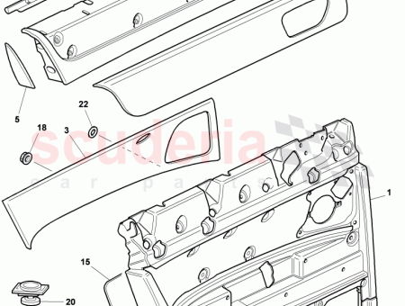 Photo of side trim panels stowage compartment…