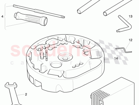 Photo of tool box moulded does not include 3W0 012…