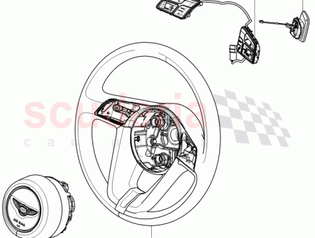 Photo of airbag unit for steering wheel only order for…