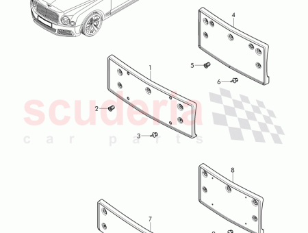 Photo of frame for licence plate 3Y0 807 287…