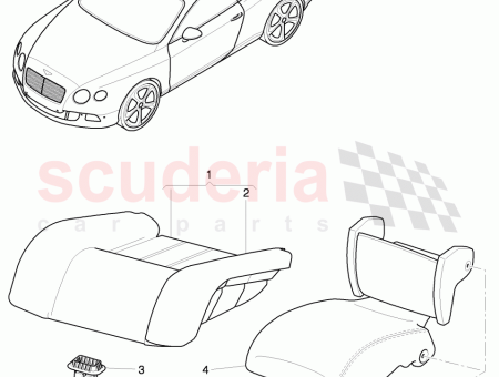 Photo of cushion between seats with cover 3W8 885…