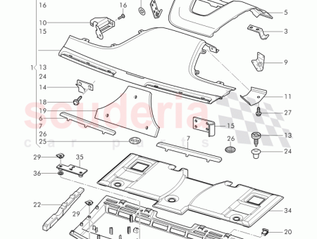 Photo of parcel shelf rear…