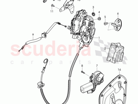 Photo of door latch 4M0 839 016…