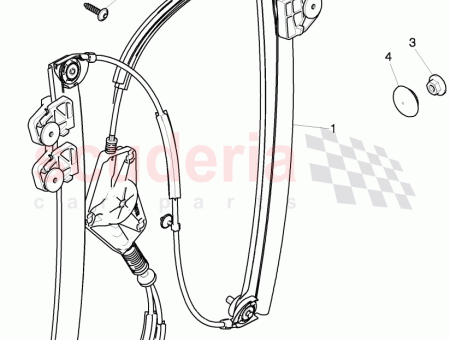 Photo of window regulator without motor…