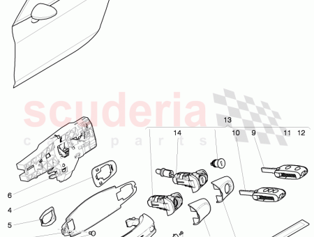 Photo of door handle outer 3W3 837 205…