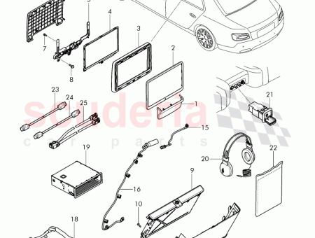 Photo of power outlet Headset For vehicles with rear seat…