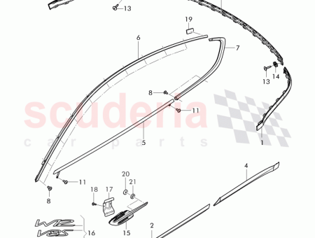 Photo of trim for bumper 3W3 807 917…