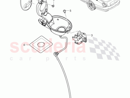 Photo of fuel filler door…