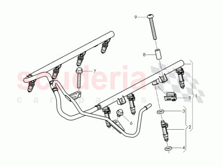 Photo of fuel rail 07V 133 313…