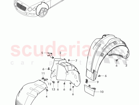 Photo of wheelhouse protector 3W8 809 957…