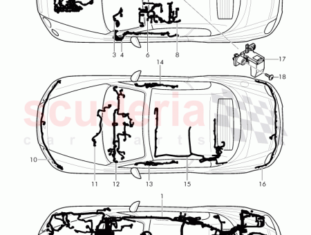 Photo of central wiring harness D 06 06 2016 3W7…