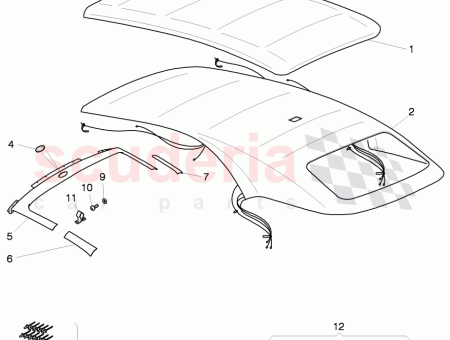 Photo of roof trim panel boot cover…
