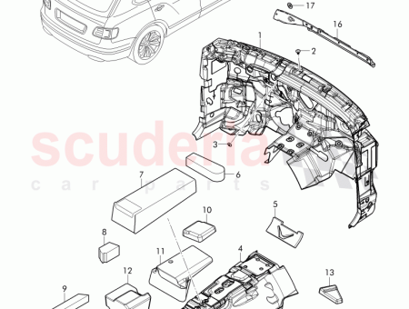Photo of sound absorber for floor cross panel and tunnel…