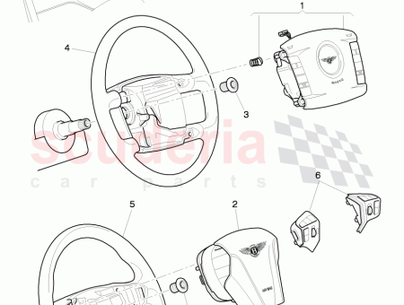 Photo of airbag unit for steering wheel For vehicles with…