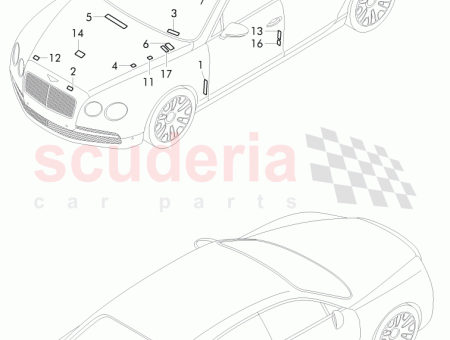 Photo of Sticker Warning engine cover must be fitted prior…