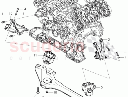 Photo of engine carrier 3W0 199 205…