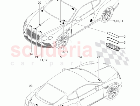Photo of sticker emmision control info 3W8 010 012…