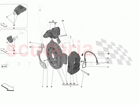 Photo of REAR PAD SET WITH SPRING…