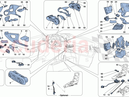 Photo of LOWER RH PANEL Formula 1 technical fabric Version…