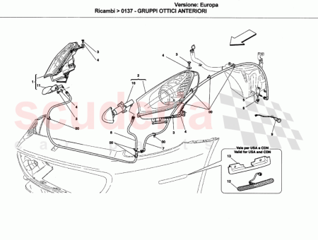 Photo of R H FRONT HEADLIGHT Grey AFS Advanced Frontlighting…