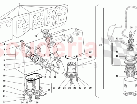 Photo of Fuel filter chamber…