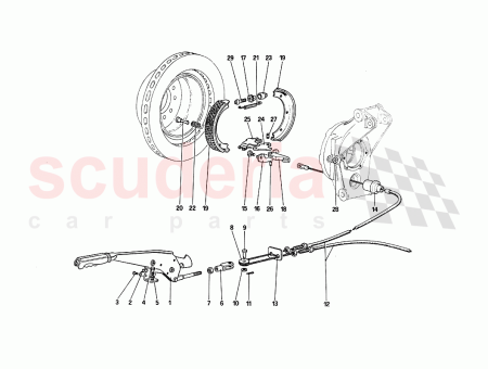 Photo of Hand brake lever…