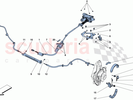 Photo of LH PARKING BRAKE CABLE…