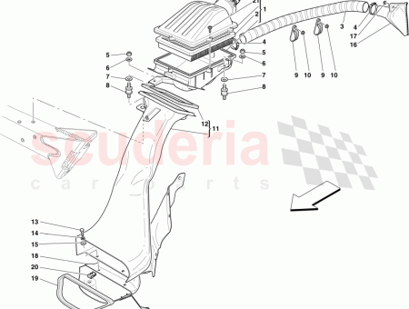 Photo of COMPLETE RH AIR INTAKE…
