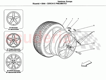 Photo of REAR WHEEL RIM 19 Painted 19 rim standard…