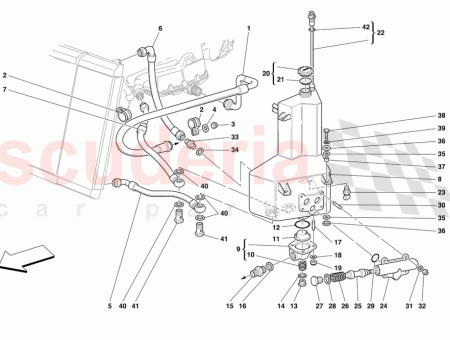 Photo of HOSE FROM RESERVOIR TO RADIATOR…
