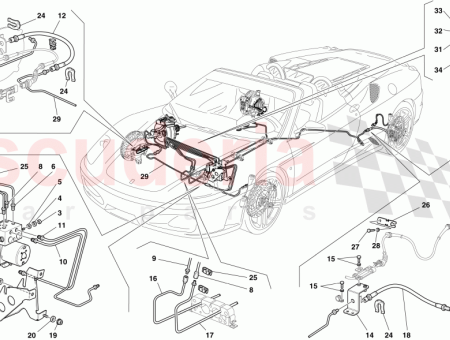 Photo of BRAKE PIPE FROM FRONT BRAKE PUMP TO HYDRAULIC…