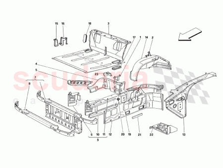 Photo of LH FRONT LATERAL STRUCTURE ASSEMBLY…