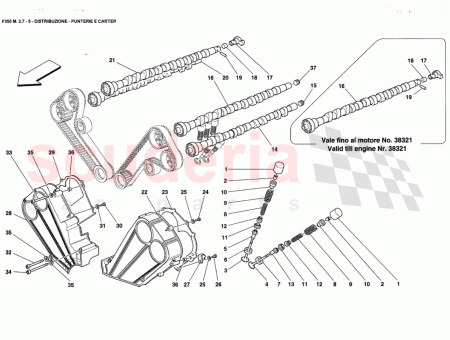 Photo of COMPLETE LH EXHAUST CAM SHAFT…