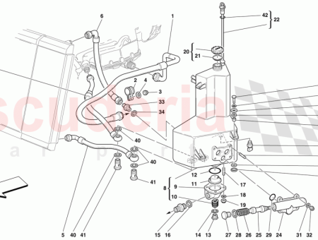 Photo of HOSE FROM RESERVOIR TO ENGINE…