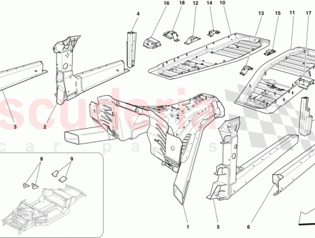 Photo of INNER FRONT BRACKET LH SEAT…